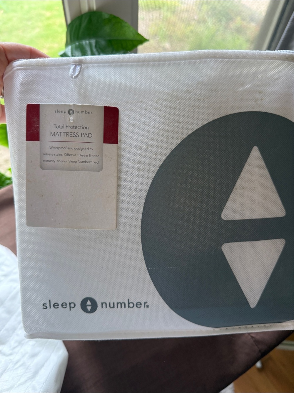 Sleep Number White Total Protection Mattress Pad - Waterproof Comfort